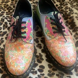 Brand new never worn doc martens  colorful shoes 9